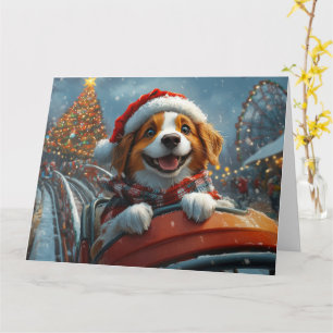 Brittany Spaniel Dog Christmas Card