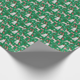 Brittany Spaniel Dog Christmas wrapping Paper