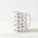 Brittany spaniel dog doing yoga coffee mug<br><div class="desc">Brittany spaniel dog doing yoga Coffee mug Any other coat color and any ears type of your choice! Personalized items for dog lovers. A nice gift for dog's mom or dad! I am a designer and I have a huge collection of images of dog breeds. Email me your dog breed...</div>