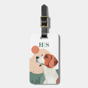 Brittany Spaniel Dog Luggage Tags