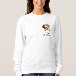 Brittany Spaniel Dog Personalised T-Shirt Sweatshirt