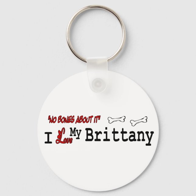 Brittany Spaniel Gifts Key Ring (Front)