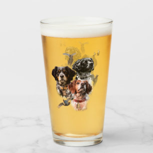 Brittany Spaniel Glass