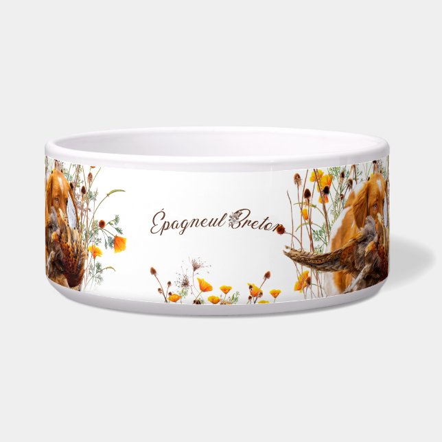 Brittany Spaniel, Hunting Pheasant Coffee Mug Beve (Front)