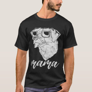 Brittany Spaniel Mama Mum Vintage T-Shirt