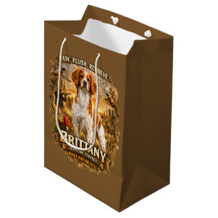 Brittany Spaniel Medium Gift Bag
