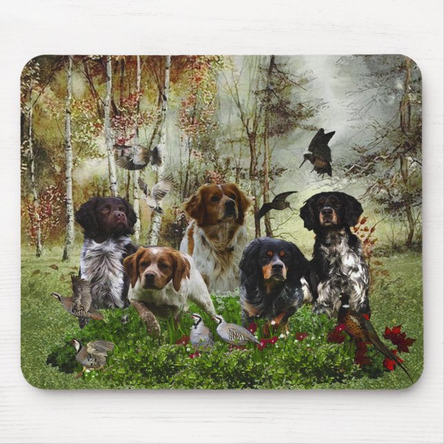 Brittany Spaniel  Mouse Mat (Front)