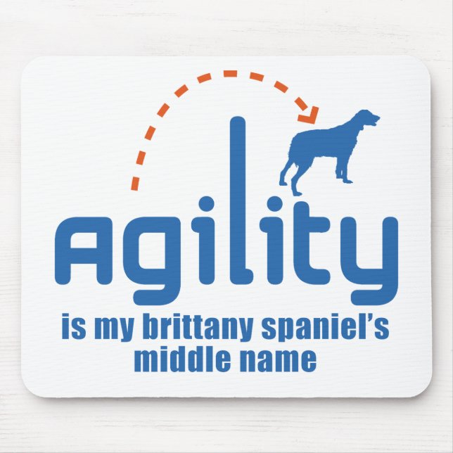 Brittany Spaniel Mouse Mat (Front)