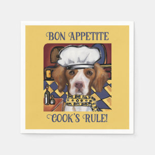 Brittany Spaniel Napkin