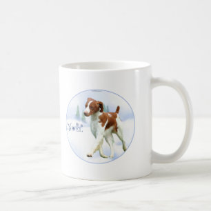 Brittany Spaniel Noel Coffee Mug