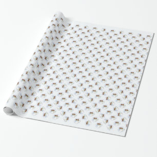 Brittany Spaniel Noel Wrapping Paper