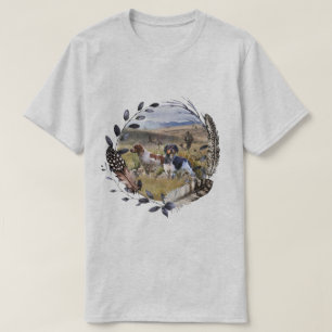 Brittany Spaniel , Passion for Birds T-Shirt