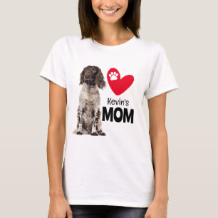 Brittany Spaniel Personalised Mum T-Shirt