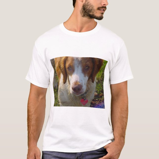 Brittany Spaniel T-Shirt (Front)