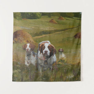 Brittany Spaniel Tapestry