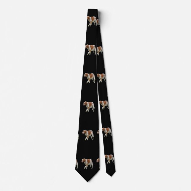 Brittany Spaniel Tie (Front)