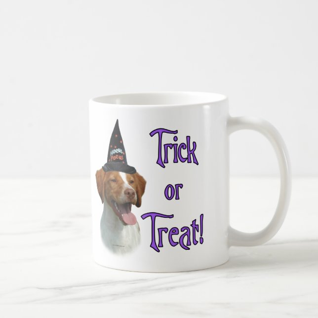 Brittany Spaniel Trick Coffee Mug (Right)