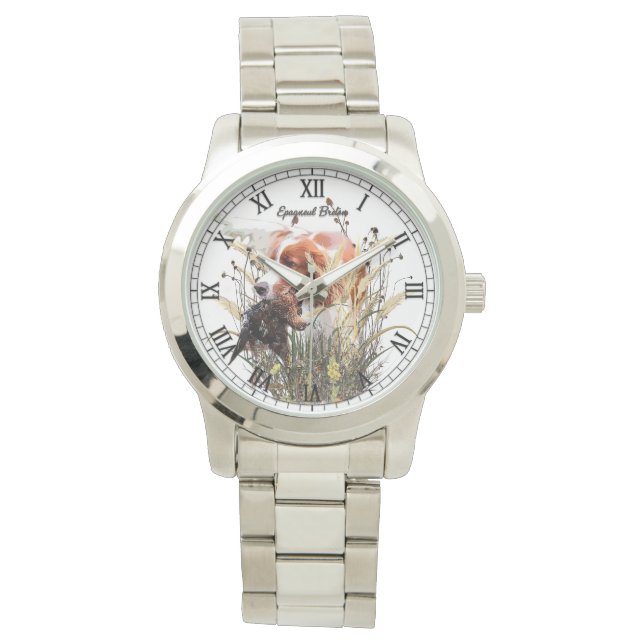 Brittany Spaniel Watch (Front)