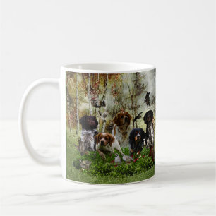 Brittany Spaniels, Bird Hunting Coffee Mug