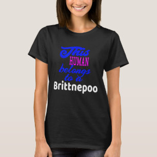 Brittnepoo Dog Poodle Brittany Spaniel T-Shirt