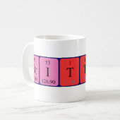 Brittney periodic table name mug (Front Left)
