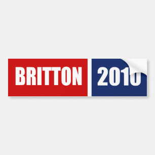 BRITTON 2010 BUMPER STICKER