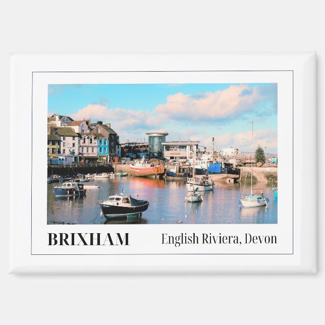 Brixham, English Riviera, Devon, England Magnet (Front)