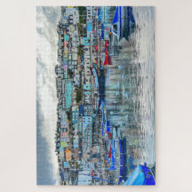 Brixham Harbor Swans: Devon Coast 1000pc Puzzle