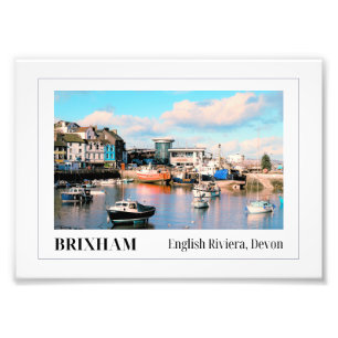 Brixham Harbour, English Riviera, Devon Photo Print