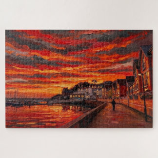 Brixham Sunrise: Gallery Edition Jigsaw Puzzle