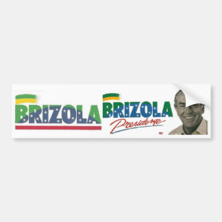Brizola adhesive President 1989 Bumper Sticker