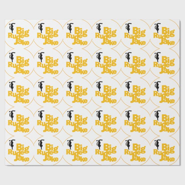 BRJ Skanking Man Logo Wrapping Paper (Flat)