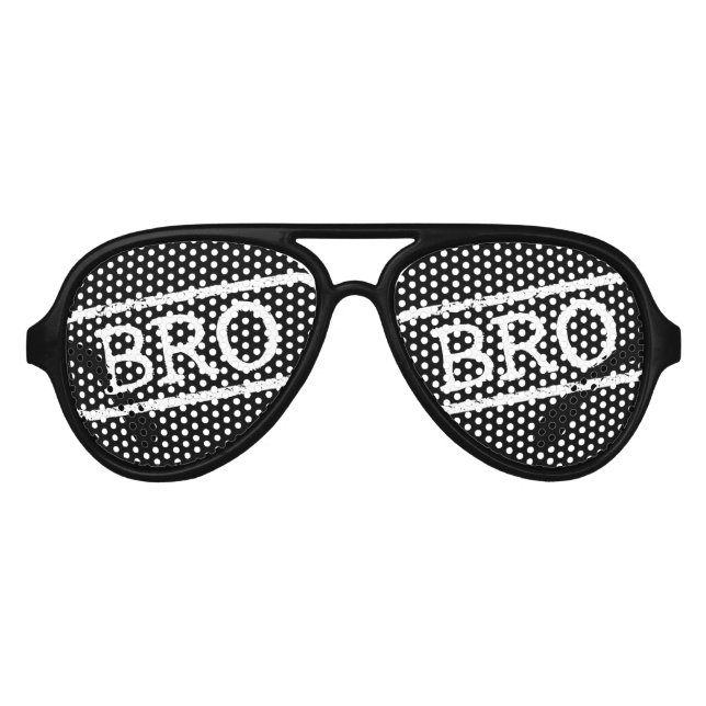 "BRO" AVIATOR SUNGLASSES (Front)