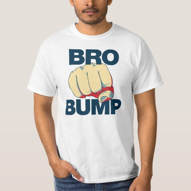 Bro Bump Funny mens T-Shirt (Front)