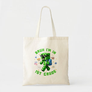Bro In 1st Grade Gamer First Day Of School Gaming Tote Bag