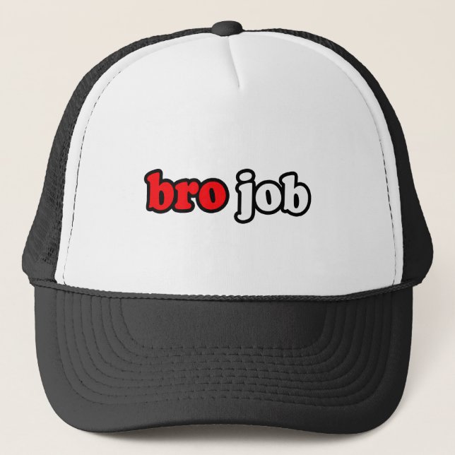 BRO JOB TRUCKER HAT (Front)