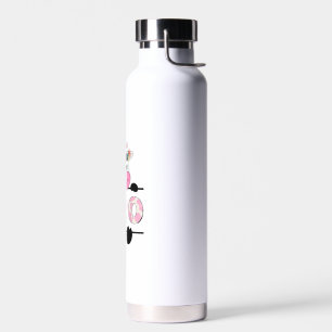 Bro Of The Birthday Girl Cow Brother Family Party Water Bottle