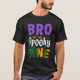 Bro Of The Spooky One Boy Halloween 1st Birthday T T-Shirt