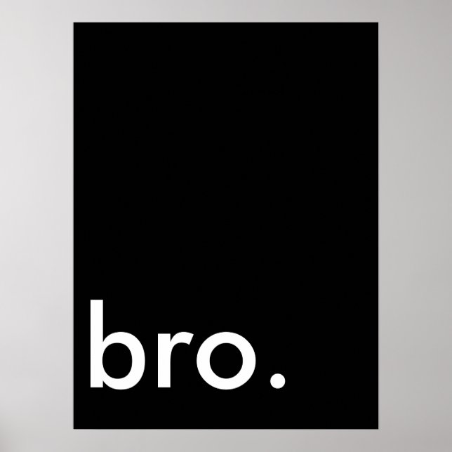 bro. wall art (Front)