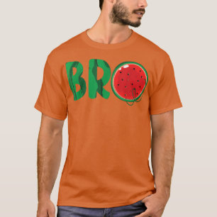 Bro Watermelon Funny Matching Family Summer Fruit  T-Shirt