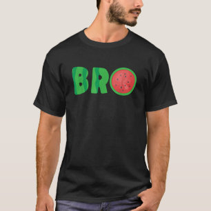Bro Watermelon Tee Cool Summer Tropical Fruit Melo