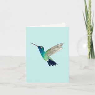Broad-billed Hummingbird Greeting Card