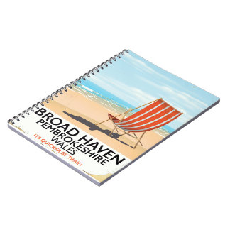Broad Haven, Pembrokeshire,Wales seaside Notebook