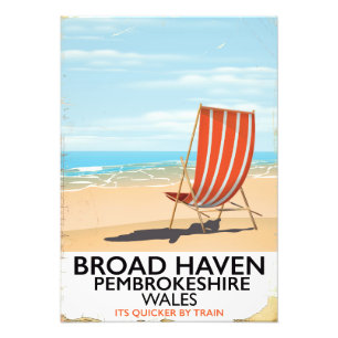 Broad Haven, Pembrokeshire,Wales seaside Photo Print