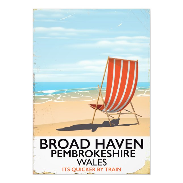 Broad Haven, Pembrokeshire,Wales seaside Photo Print (Front)