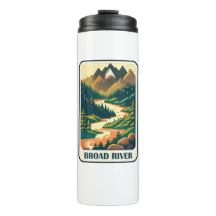 Broad River North Carolina South Carolina Colours Thermal Tumbler