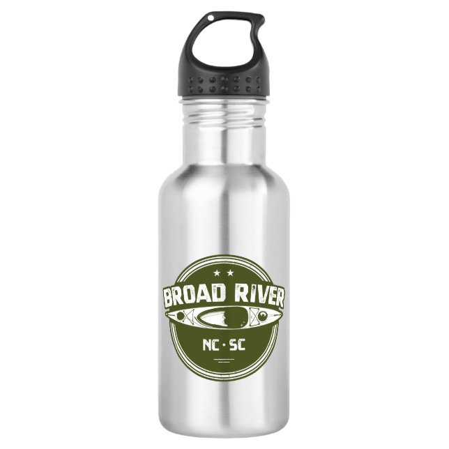 Broad River North Carolina South Carolina Kayaking 532 Ml Water Bottle (Front)