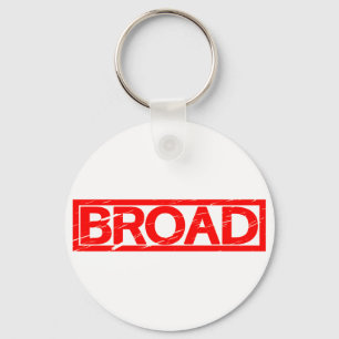 Broad Stamp Key Ring