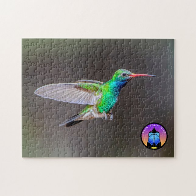 Broad-tailed Hummingbird Jigsaw Puzzle (Horizontal)