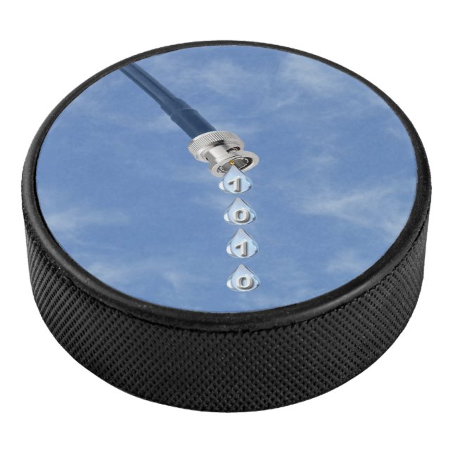 Broadband Cable Dripping Data Hockey Puck (3/4)